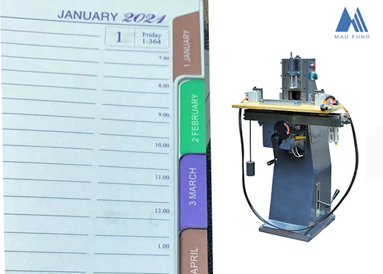 Machine de découpe de fil O Notebook Edge Index Tab Pour l'usine de fabrication de notebook MF-CIM210