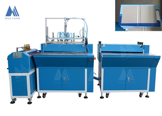 Machine d'emballage en carton gris à deux stations pour la fabrication de boîtiers de livres MF-SCM500A2