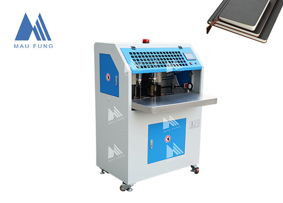 Machine à couper les coins pneumatiques à double tête à couverture souple