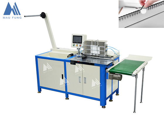 Machine de reliure à double fil double en spirale semi-automatique pour portefeuille calendrier MF-SDM520
