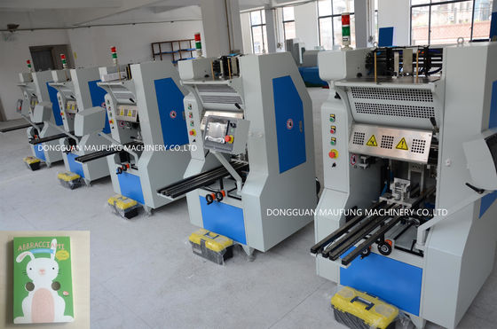 Maufung Enfants Cartoon Card Board Book Machine de colleur Photo Book Poser le liant plat MF-PF500