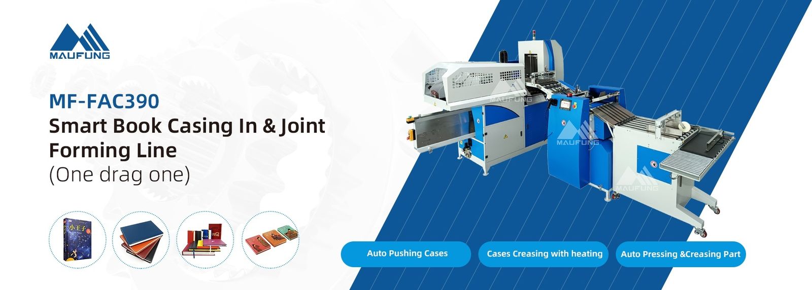 Machine de reliure de cahiers