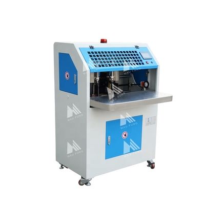 Pneumatic Double Head Round Corner Cutting Machine with 100mm Cutting Thickness 23 times/min Working Speed and 490*450mm Max Paper Size