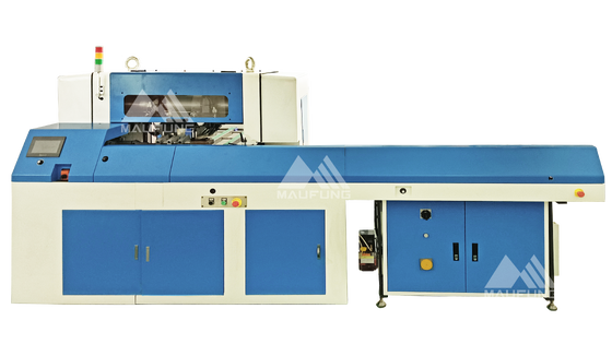 Machine automatique de découpage à trois couteaux Janpanese Keyance Système de commande PLC Système ISM d'amarrage évolutif