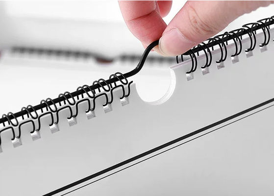 Machine de reliure à double fil double en spirale semi-automatique pour portefeuille calendrier MF-SDM520