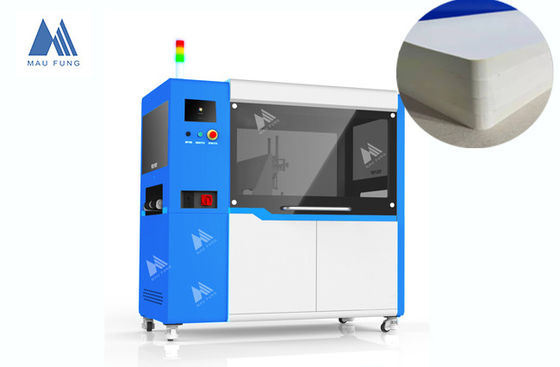 Maufung entièrement automatique double tête machine de découpe de papier ronde pour ordinateur portable