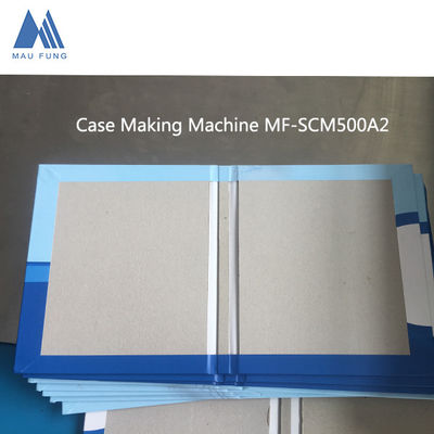 Machine d'emballage en carton gris à deux stations pour la fabrication de boîtiers de livres MF-SCM500A2